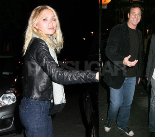 Ashley and Bob Saget have dinner-paparazzi październik 2007