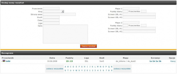 INF-Games eXtreme WarStats v1.3