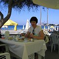 Śniadanie nad Morzem Śródziemnym w Turcji, 2007 r.