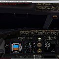 (EPWA-LFPG) cockpit view