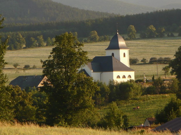 VELKE KUNETICE (Rep.Czeska) - kościół MB Śnieżnej #VelkeKunetice #RepublikaCzeska #kościół #Sudety