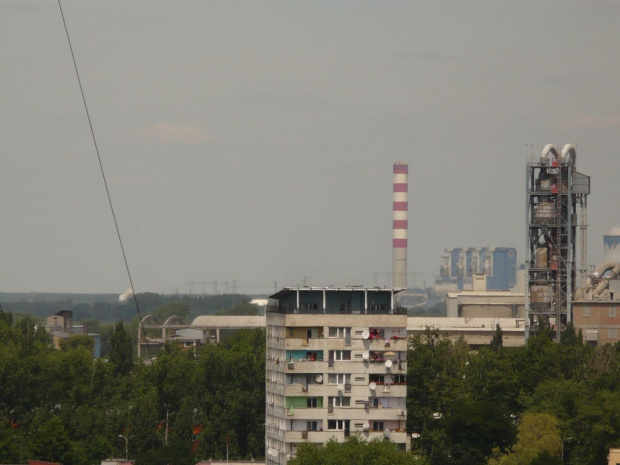 OPOLE - panorama , w oddali komin Elektrowni Opole #Opole #panorama #komin