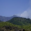 na ostatnim planie Etna - największy czynny wulkan w Europie /cały czas dymił ;P/
