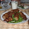 Tradycyjny kebab z mielonego mięsa