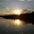 Zachód Słońca nad jeziorem w Dolsku ... brat pstrykał :)