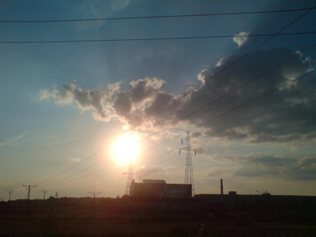 #Opoczno #ZachódSłońca #fabryka