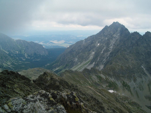 Koprowa Przełęcz Wyżnia i Baszty z Koprowego Wierchu #Tatry #góry
