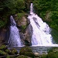 Triberg, ponoc najwyzszy wodospad w Niemczech.