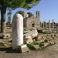 Cypr,Pafos-pregierz sw. Pawla #Cypr #Pafos #kościół #ruiny #pręgierz #zabytek