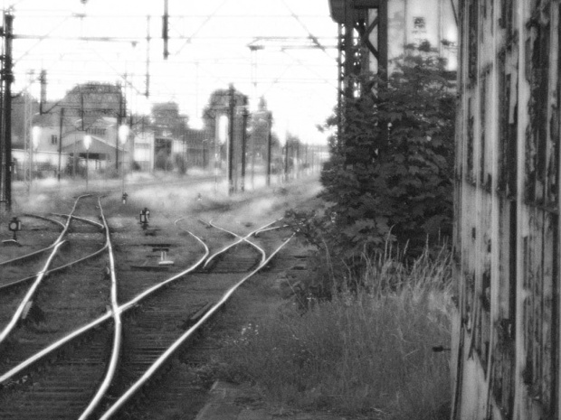 Dworzec kolejowy ( nie czynny ) Gdańsk Brzeźno. Troszkę poprawiłem