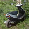 Yamaha Rex na przedłużce amortyzatora