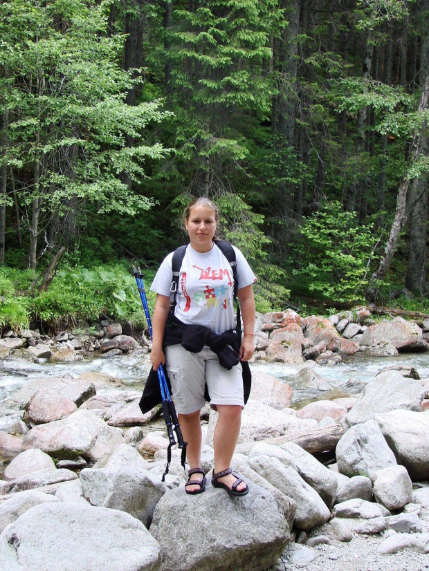 do doliny Pięciu Stawów Polskich... w sandałach ... a co! #Tatry #góry