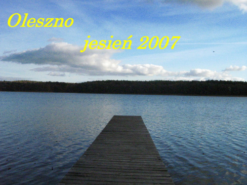 Oleszno, 2 list. 2007 #jezioro