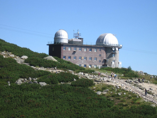 Budynek Obserwatorium Astronomicznego przy Łomnickim Stawie #Góry #Tatry
