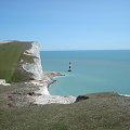 Poludniowa Anglia, najwieksze klify w Wielkiej Brytanii. #BeachyHead #klify #latarnia #morze