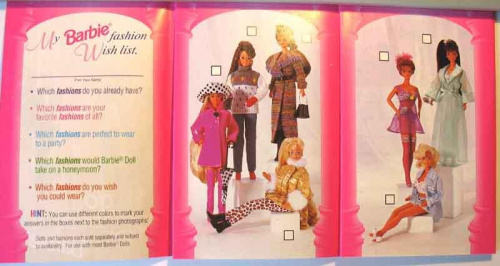 Katalog odziezy Fashion Avenue z 1995 #FashionAvenue #Mattel #Barbie #Ken