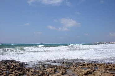 Cypr , Pafos #morze #fale #skały