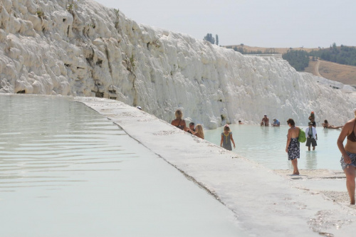 Pamukkale - tarasy wapienne, ścieżka południowa