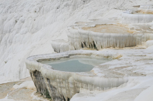 Pamukkale - tarasy wapienne, ścieżka południowa