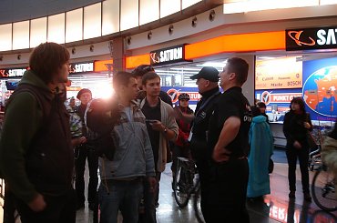 . #ZłoteTarasy #EuropejskiDzieńBezSamochodu #MasaKrytyczna #akcja #InvisiblePedal #Warszawa