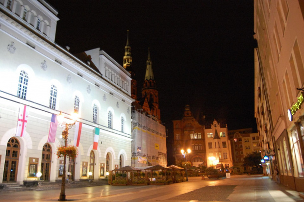 Legnica wieczorem