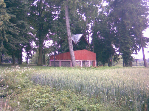 Swięty Gaj - parafia Kwietniewo - ołtarz polowy