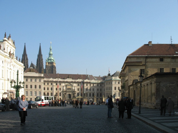 obrazki z Pragi- Plac Hradczański #Praga #zwiedzanie