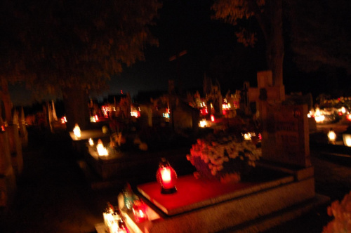 Wszystkich Świętych- cmentarz w Pątnowie Legnickim 1.11.2008