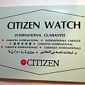 Citizen gwarancja