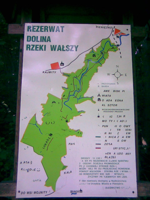 Pieniężno - Rezerwat "Dolina Rzeki Wałszy".