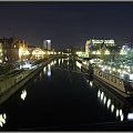 bydgoszcz nocą - przechodzący przez rzekę #bydgoszcz