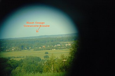 Góra Sławno - maszt sieci Orange Gowarczów-Bernów #Sławno #Gowarczów #Bernów #maszt #panorama #WzgórzaOpoczyńskie #PowiatKonecki