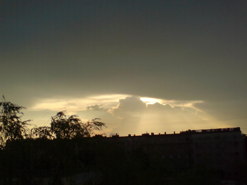#Lublin #ZachódSłońca #niebo #słońce