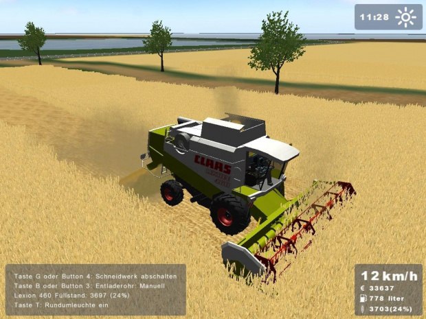 Claas Lexion 460 #Gra #LandwirtschaftsSimulator #ClaasLexion460 #Claas