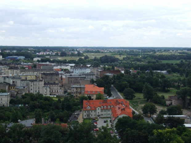 Gniezno widoki miasta z wieży katedry