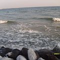 Spienione fale morskie
