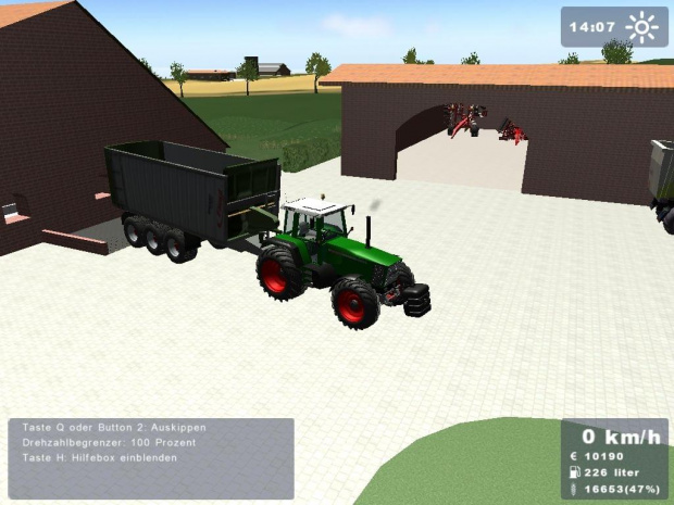 Fendt 818 Favorit + Fliegl Tridem #LandwirtschaftsSimulator2008 #Fendt #Favorit #Fliegl #Tridem