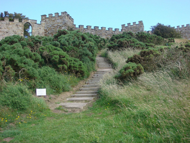 Scarborough - Whitby, północne clify Anglii, zdjęcia z wakacji 2007.