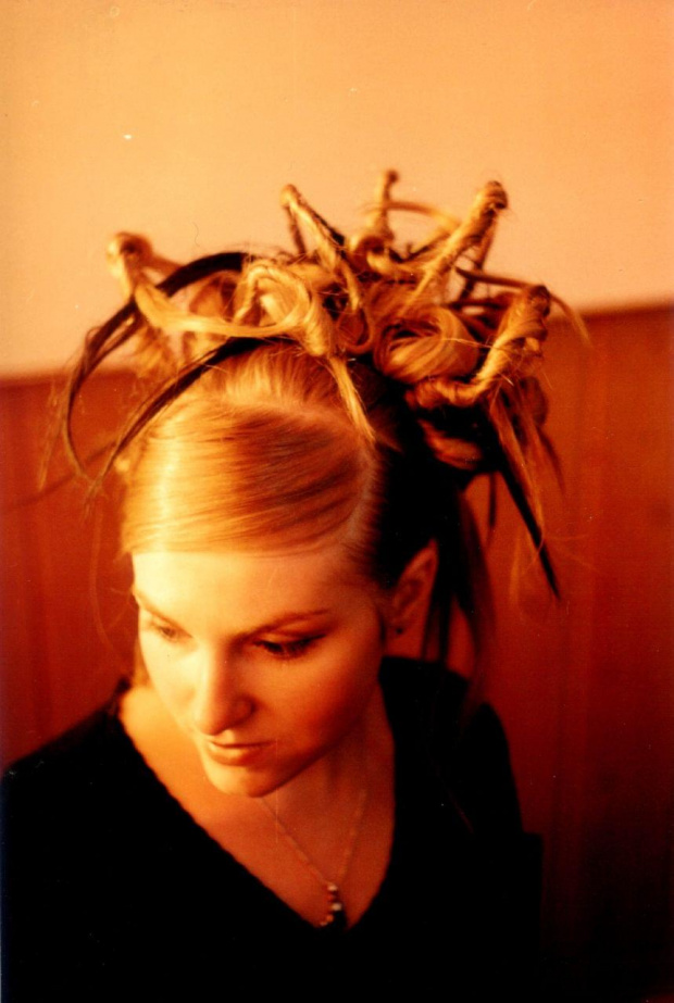 Pokazy fryzjerskie, Akademia Laurenta #PokazFryzjerski #fryzura #pająk #ananas #druty #akademia