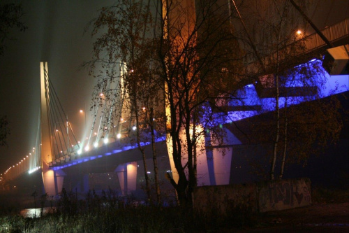 Most Milenijny #most #milenium #noc #wrocław