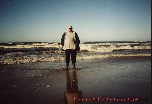 Krynica Morska 2002r. #Bałtyk #KrynicaMorska #Morze #Plaża #Polska #Urlop #Wczasy #Wypoczynek #Zima