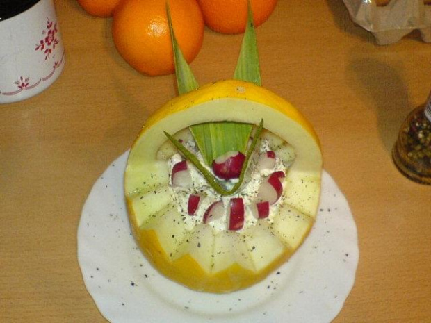 melonkowy koszyczek