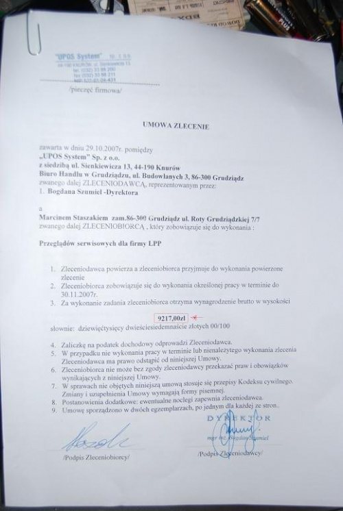 pierwsza wypłata