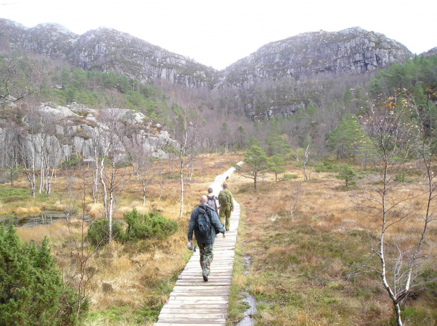 Norwegia, Droga na Preikestolen copyright(c)jarekmadlewski