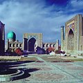 Wspaniały Plac Registan w Samarkandzie 1979:Registan Palace in Samarkand