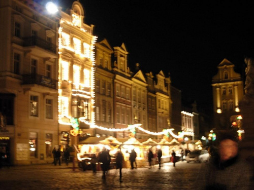 Stary Rynek - oświetlenia przedświąteczne