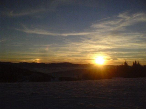 piękne góry z okolic milówki Milówka Zima 2007/2008
