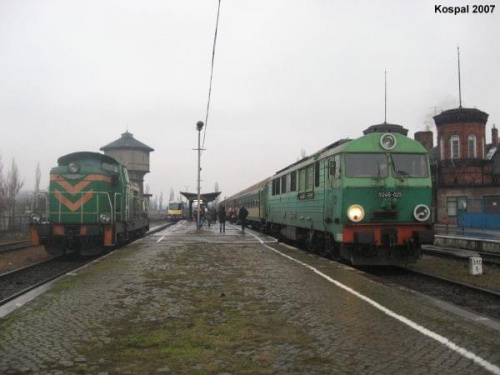 24.12.2007 SU46-025 z pociągiem pośpiesznym z Warszawy Wsch skończył bieg.